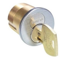 SARGENT  6300 15 LA               Door Lock Interchangeable Core Cylinder, Removable, 6-Pin, Permanent Large Format, LA Keyway, Satin Nickel