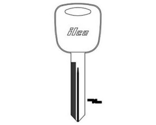 KABA ILCO CORP  H78 NP A05  1196CM              Vehicle Key Blank, Brass, Nickel Plated, 5 Price Group, For Ford