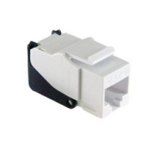 ON-Q/LEGRAND  WP3560WH               Keystone Insert, Snap and Go, Cat 6, 4-Pair, 26 to 22 AWG Unshielded Twisted Pair Cable, T568A/B Wiring, ABS Plastic, White