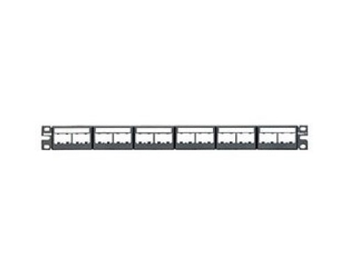 PANDUIT  CPPL24WBLY               Mini-Com Patch Panel w/labels 24 Port 1 RU BL