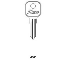 KABA ILCO CORP  1611 NP A08  AA00019182              Vehicle Key Blank, Brass, Nickel Plated, 8 Price Group, For Gas Cap Lock