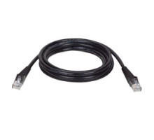 TRIPP LITE N001-006-BK        Cat5e 350MHz Snagless Molded Patch Cable RJ45 M/M - Black, 6-ft.