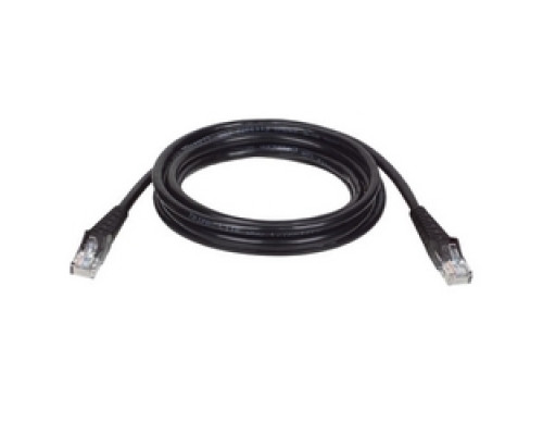 TRIPP LITE N001-006-BK        Cat5e 350MHz Snagless Molded Patch Cable RJ45 M/M - Black, 6-ft.