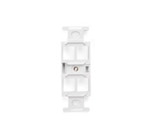LEVITON  41087-QWP               QuickPort Duplex Type 106 Insert, 4-Port, White