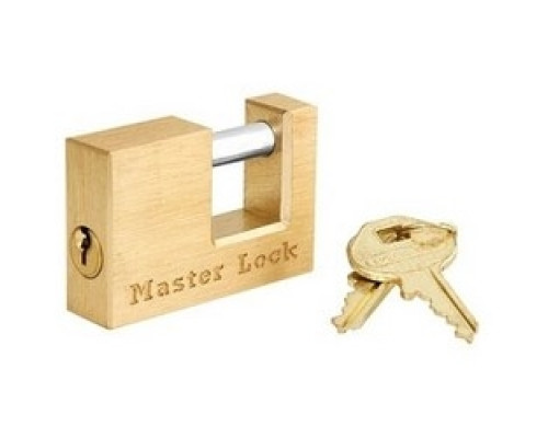 MASTER LOCK COMPANY  605DAT               Coupler Latch Lock, Keyed Different, Solid Brass, With 3/4