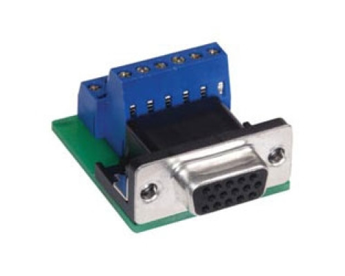 HUBBELL PREMISE WIRING  15ST10               AV Connector, Plug-n-Play VGA Connections, 15-pin Screw Terminal, 10-pack