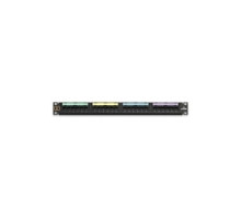 LEVITON  49013-P24               Voice-Grade Patch Panel, 24-Port, 1RU, 8-Position 4-Conductors Jacks, 110 Style Termination