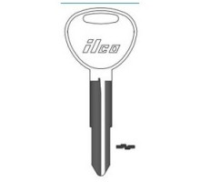 KABA ILCO CORP  HY13 NP A05  X235              Vehicle Key Blank, Brass, Nickel Plated, 5 Price Group, For Hyundai