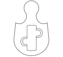 GENERAL LOCK  SL-IC CAM               Mortise Cylinder Cam, Schlage L Keyway, For SFIC Mortise Housing