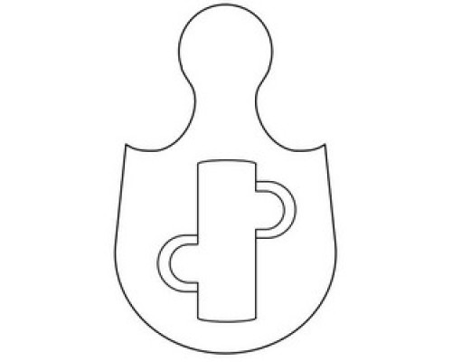 GENERAL LOCK  SL-IC CAM               Mortise Cylinder Cam, Schlage L Keyway, For SFIC Mortise Housing