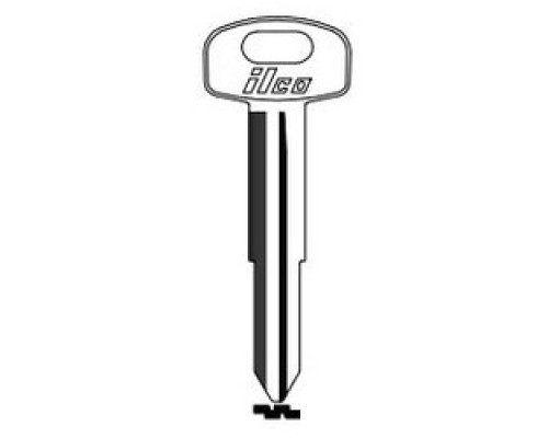 KABA ILCO CORP  KK2 NP A05  X240              Vehicle Key Blank, Brass, Nickel Plated, 5 Price Group, For Kia