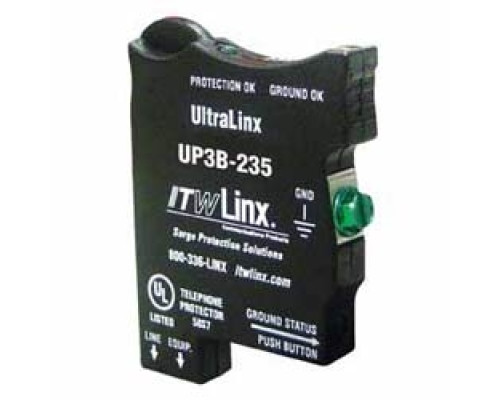 ITW LINX  UP3B-235               66 block protector, 235v clamping, 350mA fuse, indicator lights