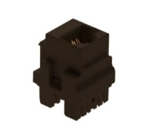 ON-Q/LEGRAND  WP3458BR               Keystone Insert, Cat 5E, Keyed RJ45, 4-Pair, 8P8C, T568A/B Wiring, 1.5 Ampere, 0.638