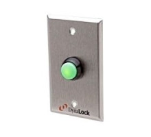 DYNALOCK CORP  6171-US32D-BBX               Pushbutton, Blank Faceplate, 1-Gang, 1-Button, Momentary, SPDT, Weatherproof, 12/24 Volt DC, 3/8