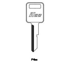 KABA ILCO CORP  B44-NP NP A68  IAE00001422              Vehicle Key Blank, Brass, Nickel Plated, 32 Price Group, For General Motors