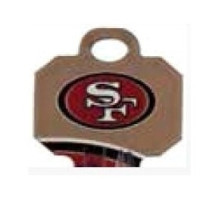 KABA ILCO CORP  SC1-NFL-49ERS A46               Decorative Key Blank, NFL Team Key, Schlage, 49ERS Logo, SC1 Keyway, 46 Price Group
