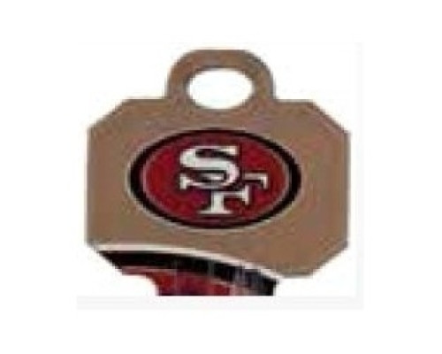 KABA ILCO CORP  SC1-NFL-49ERS A46               Decorative Key Blank, NFL Team Key, Schlage, 49ERS Logo, SC1 Keyway, 46 Price Group