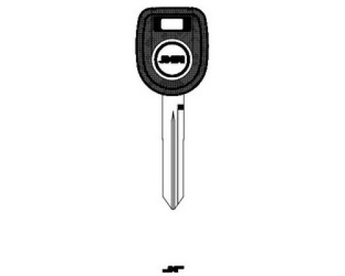 JMA USA  TP00MIT-18.P NP 17               Car Key Blank, Chipless, Transponder, Brass, Nickel Plated, For Mitsubish