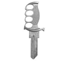 LUCKY LINE PRODUCTS INC  B302S               House Key, Schlage, Forged Knife, Hand Crafted/Sculpted, Cast Alloy Metal, Rich Patina
