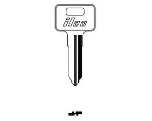 KABA ILCO CORP  X261 NP A07               Vehicle Key Blank, Brass, Nickel Plated, 7 Price Group, For Kawasaki, Polaris