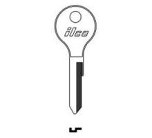 KABA ILCO CORP  Y61 NP A18               Vehicle Key Blank, Brass, Nickel Plated, 18 Price Group, For Moped