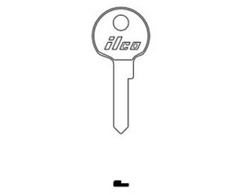 KABA ILCO CORP  1125G NP A15  AA28334002              Vehicle Key Blank, Brass, Nickel Plated, 15 Price Group, For Ford