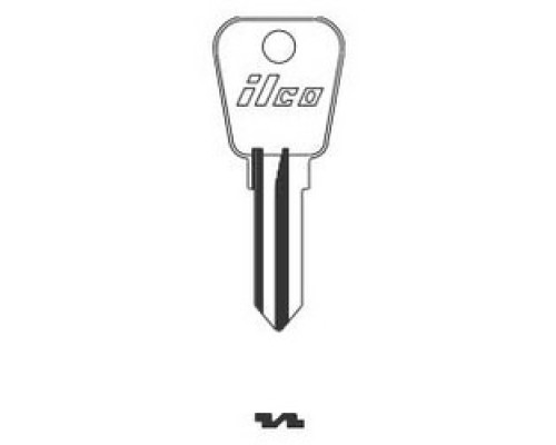 KABA ILCO CORP  62FT NP A12  F68YT              Vehicle Key Blank, Brass, Nickel Plated, 12 Price Group, For Aston Martin, BMW, British Leyland, Ford, Ford International, Jaguar