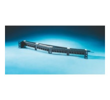 ORTRONICS  PHA66U24  OR-PHA66U24              Clarity 6 angled 24-port Category 6 patch panel, high density, six-port modules, 19