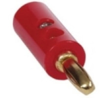HUBBELL PREMISE WIRING  SPPR10               Snap-Fit, Banana Plug, Red, 10 Pack