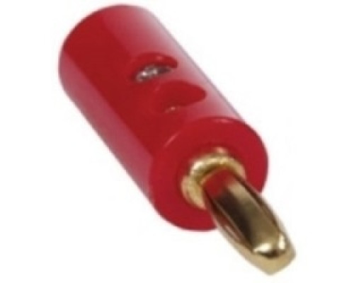 HUBBELL PREMISE WIRING  SPPR10               Snap-Fit, Banana Plug, Red, 10 Pack