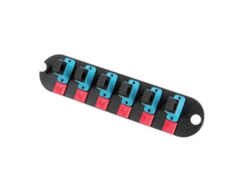 CORNING CCH-CP06-E6        Closet Connector Housing CCH Panel, SC adapters, Simplex, 6 fiber, 50 µm multimode OM3/4