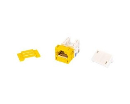 COMMSCOPE SYSTIMAX SOLUTIONS  108232711  MPS100E-123              Category 5e Jack, PowerSUM MPS100E, U/UTP, Information Outlet, Yellow