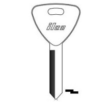 KABA ILCO CORP  H62 NP A06  AL01292002              Vehicle Key Blank, Brass, Nickel Plated, 6 Price Group, For Ford