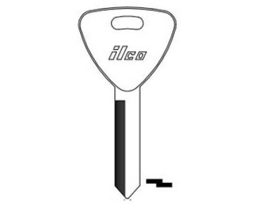 KABA ILCO CORP  H62 NP A06  AL01292002              Vehicle Key Blank, Brass, Nickel Plated, 6 Price Group, For Ford