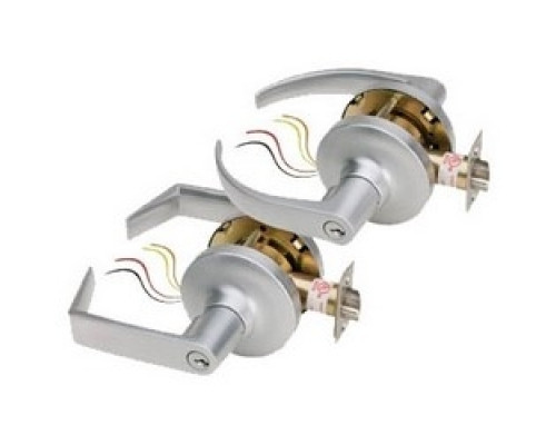 SECURITY DOOR CONTROLS  Z7250EQ6PKA               Electrified Cylindrical Lockset, Fail-Safe, Eclipse, 6-Pin Keyed Alike, 12/24 Volt DC, 300/600 Milliampere, 9/16