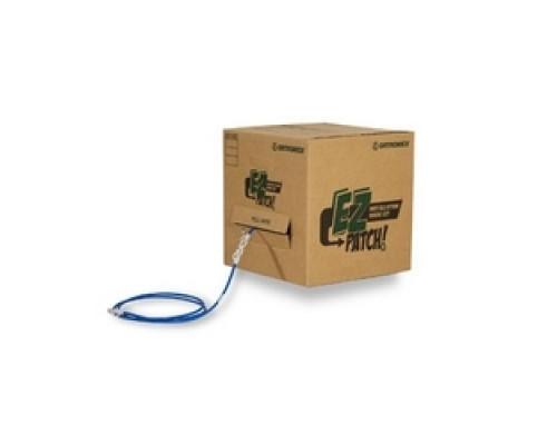ORTRONICS  EZC603Q50-06               Patch Cord, EZ Modular UTP Stranded Cable 4-Pair, 3’ Length, Blue Polycarbonate Jacket