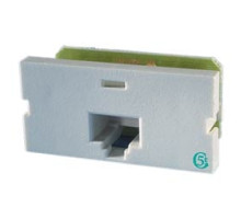 ORTRONICS  S215E00  OR-S215E00              Series II, One-port Clarity 5E T568A/B, 180 degree, Fog White