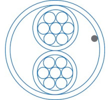 LIBERTY CABLE  L2202-1016-0152               Multi-Conductor Cable, 22 AWG 2 Conductor Solid Non-Shielded Bare Copper Riser CMR/CL3R/FPLR