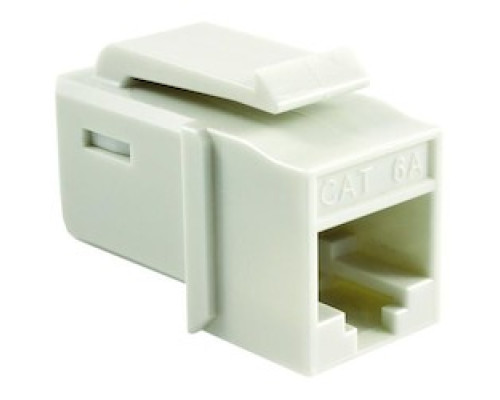 HELLERMANNTYTON  GSTJ6AU-WH               GST Category 6A UTP Modular Keystone Jack, Plenum Rated, White, 1/bag