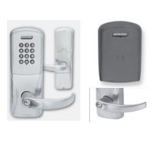 SCHLAGE ALLEGION BRAND  AD200-CY40MT-SPA-626-B-RH 4B 13247 10025 134        Electronic Door Lock, Cylindrical Chassis, Multi-Technology, Right Hand, Sparta Lever, Satin Chrome, Without 7-Pin SFIC Cylinder, For Privacy