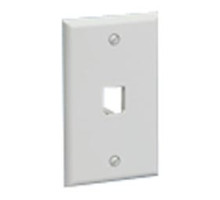PANDUIT  CFP1IW               Mini-Com Single Gang Faceplate 1 Port Off White