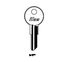 KABA ILCO CORP  01122BR NP A04  AA28302232              Cylinder Lock Key Blank, Brass, Nickel Plated, 4 Price Group, For Yale/Hudson