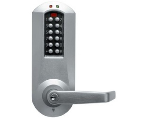 KABA  E5066C-WL-626-41               Electronic Pushbutton Lock, Extra Heavy Duty, LFIC Corbin Russwin 6 or 7-Pin, STD Mortise 1-1/4