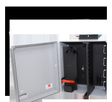 CORNING EDC-12P-NH        Environmental Distribution Center EDC Holds 12 CCH Connector Panels, No Holes