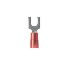 PANDUIT  PN18-8F-E               Fork Terminal, nylon insulated, 22 - 18 AWG, #8 stud size, convenience package.