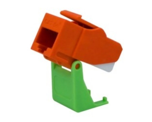 ON-Q/LEGRAND  WP3550OR               Keystone Insert, Snap and Go, Cat 5E, 4-Pair, 26 to 22 AWG Unshielded Twisted Pair Cable, T568A/B Wiring, ABS Plastic, Orange