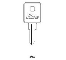 KABA ILCO CORP  1666 NP A02  AL00000832              Cylinder Lock Key Blank, Brass, Nickel Plated, 2 Price Group, For Trimark