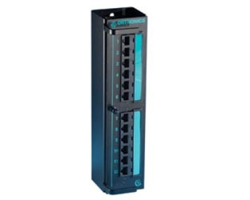 ORTRONICS  PMP61289               Clarity 6 12-port Category 6 mini patch panel on 89 D bracket, 10