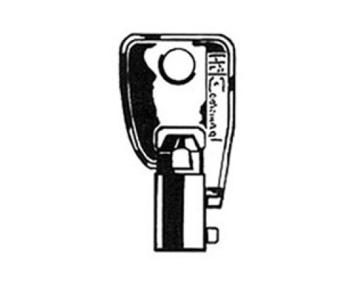 HPC INC  H-137B               137B             7-PIN STD TUBULAR,KEY BLK,BRAS50/PK