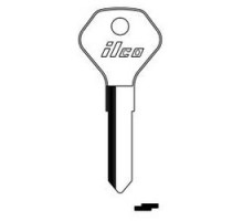 KABA ILCO CORP  X91 NP A14               Vehicle Key Blank, Brass, Nickel Plated, 14 Price Group, For Kawasaki